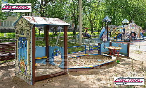 Песочница с беседкой Венеция ПЕ-48.  �3